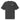Front view of an oversized tee in black. A minimalist design is placed on the upper left chest, featuring a compact arrangement of graphic elements. The word “KRAMPUS” appears in small white uppercase lettering, paired with a circular gold icon to its left.