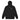 Front view of a Zip Hoodie in Black. A small chest graphic reading "silvie" in a bold, hand-lettered signature style, framed by loose script strokes and star accents.