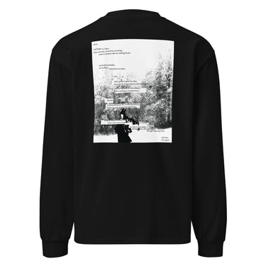ONCE MORE longsleeve, black, back only, back, ghost