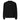 Front view of an longsleeve in black. Minimal design featuring a small white lowercase word “constance” centered across the upper chest. The typography is clean and modern, standing out subtly against the solid black fabric.