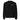 Front view of a longsleeve in black. A small left-chest graphic reads 'SOLA EGO' in a high-contrast serif, split across two lines, with two four-pointed star accents in dusty pink flanking the type.