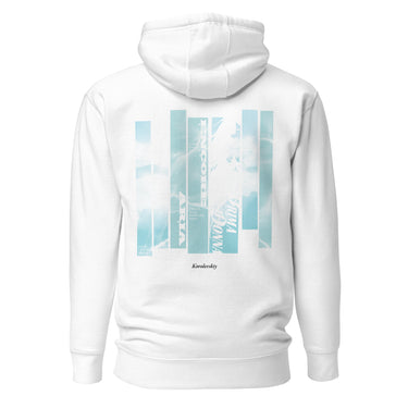 ENCORE hoodie, white, back only, back, ghost