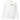 Front view of an sweatshirt in white. Design is positioned on the upper left chest. Design features a yellow rectangular label reading “CONNECKEN,” smaller text “DER WÄCHTER,” and fine white script lines and coordinates below it.