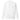 Front view of a sweatshirt in white. Left plain with no print on the front, the graphic sits entirely on the back of the garment.