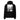 ONCE MORE oversized hoodie, black, full, back, ghost