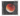 CD case with artwork of a red and orange moon against a dark background, wrapped in clear tape.