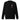 Front view of a solid-colored sweatshirt. A small, vertical collage graphic on the left chest features a large, high-contrast gothic letter 'A' layered with multiple small blocks of text and a floral illustration.
