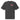 A faded black oversized tee with an off centered graphic to the left side of the sweatshirt. The design features the word 'THYME' in a large, white font layered over a red rectangle accompanied by red text depicting "FIELD" underneath it.