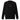 Front view of a solid-colored, sweatshirt. A small graphic is centered on the chest, featuring a circular emblem made of three swirling shapes, rendered with a high-contrast, distressed texture.