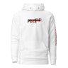 Front view of a solid-colored hoodie. A graphic centered on the chest features the words "BILLY KID" in a high-contrast, sketchy font, layered over a solid rectangular block and a fine-line illustration of a sheriff's badge.