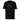 Front view of a solid-colored shirt. A large graphic on the chest features the word "BLADE" written in a single, continuous, high-contrast line. Several small, high-contrast blocks of text are layered over the line art.