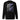 The back of a black sweatshirt. It features a large, vertical rectangular graphic with a split design. The left side shows a black-and-white image of waves, while the right side has a purple and black abstract texture of ocean waves. The word "HELEKTRA" is printed vertically in white down the center of the graphic, with a crescent moon symbol at the top.