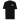 Front view of a solid-colored shirt. A small collage graphic on the left chest features the letters 'J' and 'E' and a serpent-like ampersand, layered over abstract shapes and sketchy lines that seemingly cover the letters ‘A’ and ‘N’ to form “Jane”.