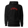Front view of a solid-colored hoodie. The chest features the word "Lighter" embroidered in an arched, gothic-style font.