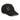 Black distressed baseball cap, front angled view, featuring embroidered white text 'MAGUS(1)' and 'ORPHIE(2)' stacked vertically, each underlined with a bold yellow bar.