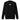 Black sweatshirt, front view, featuring a small centered orange rectangular logo with a stylized white 'M' inside.