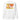 White sweatshirt, back view, showcasing a large abstract graphic in orange, yellow, black, and white. The design includes bold typography, Japanese characters, geometric shapes, and layered text overlaid with dynamic line art and circular motifs.