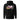 Back view of a solid-colored hoodie. A large, horizontal graphic on the upper back features a stylized, graffiti-like word spelling “RAPPA” layered over a wide smear of high-contrast brush strokes imitating graffiti splatter. To the side are smaller, schematic graphics including a compass rose and blocks of text.