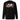Back view of a solid-colored sweatshirt. A large, horizontal graphic on the upper back features a stylized, graffiti-like word spelling “RAPPA” layered over a wide smear of high-contrast brush strokes imitating graffiti splatter. To the side are smaller, schematic graphics including a compass rose and blocks of text.