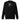 Front view of a solid-colored, sweatshirt. The chest features a collage graphic with a textured, high-contrast vertical shape at its center. This is layered with multiple words in various fonts, such as "absolutes" and "burden," which are crossed by thin horizontal lines.