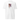 Front view of a solid-colored shirt. A vertical graphic on the chest resembles a distorted or dripping barcode, with small blocks of text integrated into the design.