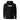 Front view of a hoodie with a central chest graphic. The design features large, stylized red Japanese characters slashed through by a thick, diagonal bar, creating a modern, graphic look.