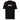 Front view of a shirt with a central chest graphic. The design features large, stylized red Japanese characters slashed through by a thick, diagonal bar, creating a modern, graphic look.