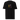 Front view of a solid-colored shirt. A small graphic on the chest features a high-contrast, crystalline shape with lines radiating from it to create a shattered glass effect. The design is layered over a patterned rectangular block.