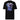 Back view of a solid-colored shirt. A large graphic on the upper back features an anime-style illustration of Zhu Yuan from Zenless Zone Zero looking over her shoulder. The design is layered with the large, outlined text "N.E.P.S." and several rectangular frames containing blocks of text, creating a futuristic look.