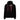 Back view of an oversized hoodie in black. Design features a large vertical graphic inspired by Honkai: Star Rail. The design includes line art of a character's silhouette, with text for "Evernight" in Chinese/Kanji (長夜月), and additional text elements.
