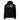 Back view of an oversized hoodie in black. Design is a large back graphic featuring a silouhette, line lined illustration with a caprinae like silhouette overlaid on the right side. Below the main graphic is a numbered list of phrases including "Late-Night Hours," "Secret Friend," "The Best Partner," and "The Never Ending Journey," followed by the words "FAIRYTALES & ETHEREALS" at the bottom.
