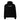 Front view of an oversized hoodie in black. Design showcases the word "Cerydra" in a stylized white script over a blue underline across the chest. Accompanied by "Rule Sundered"