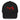 FINE PRINT baseball cap, black, front, default