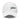 Front view of an baseball cap in white. Design is with embroidered text centered above the brim. The stitching combines serif and script styles, reading “Cordis Germina.”