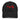 FINE PRINT distressed hat, black, front, default