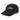 3/4 view of an distressed hat in black. Embroided text reading “Cordis Germina” visible on the crown.