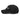Side view of an distressed hat in black. Embroided text reading “Cordis Germina” visible on the crown.