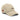 3/4 view of an distressed hat in khaki. Evernight inspired design shows embroidered text on the front reading “SLUMBER NOW O WAKEFUL WORLD.” The side panel shows a red circular patch with a character symbol.