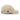 Side view of an distressed hat in khaki. Evernight inspired design features an embroidered red circular patch on the side featuring a stylized character. Adjustable strap with metal clasp visible at the back.