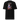 Back view of a solid-colored shirt. A large, vertical graphic on the upper back features an illustration of the character Acheron from Honkai: Star Rail set against a large circular shape. The design is layered with the text "ACHERON", large stacked East Asian characters, and floral motifs.