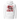 A white hoodie with a central graphic. The design features the word 'POISE' in a large, deconstructed black font layered over a red rectangle with abstract white patterns. The background includes beige textures and red script accents.