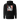 Back view of a solid-colored, hoodie. A large, square graphic on the upper back features a high-contrast, manga-style illustration of Astra Yao from Zenless Zone Zero. The word "ASTRA" is written vertically in large, high-contrast letters along the right side of the image. It is designed to be similar to an album cover.