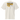 Back view of an oversized tee in faded bone. A large graphic composition spans the upper back, dominated by the phrase “PURGE UNIT” in bold white uppercase text. Horizontal gold bands cut across the lettering, partially obscuring it while revealing fine black line illustrations that resemble a mechanical robot. To the right of the main composition, smaller text reads “TYPE 0,” accompanied by a vertical column of numbers arranged like a technical index.
