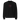 Front view of a solid-colored, longsleeve. A small graphic is centered on the chest, featuring a circular emblem made of three swirling shapes, rendered with a high-contrast, distressed texture.
