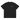 ENCORE box tee, black, full, front, flat