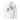 Back view of a solid-colored, hoodie. The back features two separate vertical graphics. The larger graphic on the right shows the figure of Castorice from Honkai: Star Rail in a densely textured field. The smaller graphic on the left is a distorted, high-contrast portrait of a skull, with solid bars layered over it.
