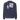 Back view of a solid-colored, longsleeve. The back features two separate vertical graphics. The larger graphic on the right shows the figure of Castorice from Honkai: Star Rail in a densely textured field. The smaller graphic on the left is a distorted, high-contrast portrait of a skull, with solid bars layered over it.