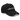 3/4 view of an baseball cap in black. Showcasing the embroidered word “Cerydra” across the crown.
