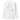 Back view of an sweatshirt in white. Design features a line art graphic of Cerydra from Honkai: Star Rail in silhouette, surrounded by abstract contour lines and fragmented shapes. Small blue text boxes with the words "Veni," "Vidi," and "Vici" are placed across the design.