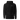 Front view of an hoodie in black. Design features a small, minimal text print placed on the upper left chest. The word “demiurge” appears in a clean serif font, preceded by a small infinity-shaped symbol. Just beneath it, in tiny handwritten script, the phrase “the mind” is printed in quotation marks.